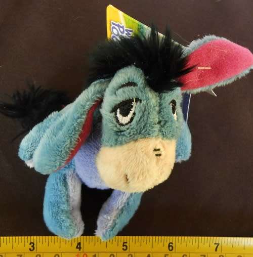 collectable Winnie the Pooh  mini plush soft toy Eeyore made for Disney by Prima toys