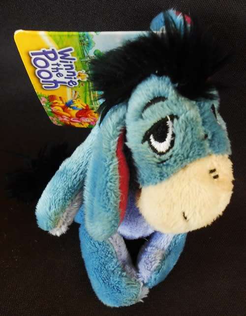 collectable Winnie the Pooh  mini plush soft toy Eeyore made for Disney by Prima toys