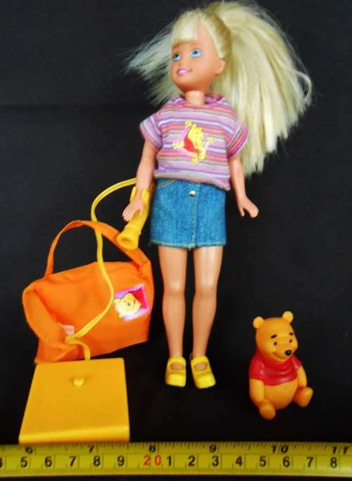 Barbie  Sister Stacie Doll Flashlight Fun with Winnie the Pooh Disney