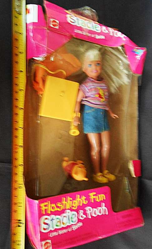 Barbie  Sister Stacie Doll Flashlight Fun with Winnie the Pooh Disney