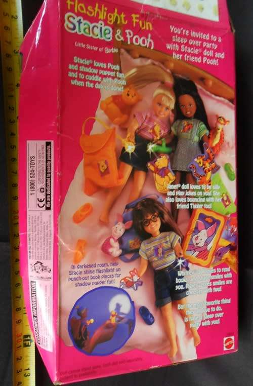 Barbie  Sister Stacie Doll Flashlight Fun with Winnie the Pooh Disney