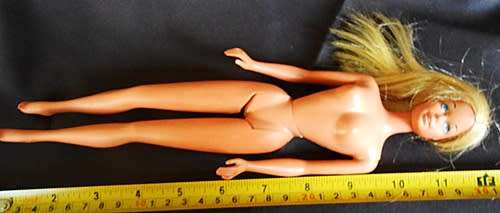 Collectable Vintage 1966 Mattel Barbie Doll Made in Japan Patent Pending Twist and Turn Rare item