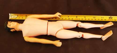 Collectable hard plastic male doll clone  made in Hong Kong