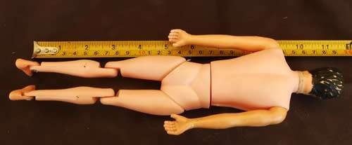 Collectable hard plastic male doll clone  made in Hong Kong