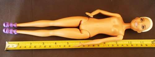 Collectable Barbie Fashionistas Doll #82-CHIC IN PLATINUM BLONDE BUZZ CUT
