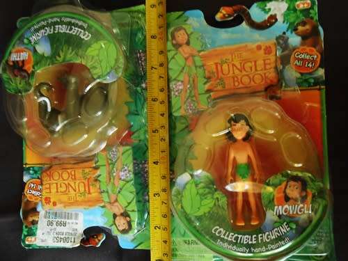 Collectable Toys two figurines from The Jungle Book Mowgli The Boy and Hathi the elephant NIP