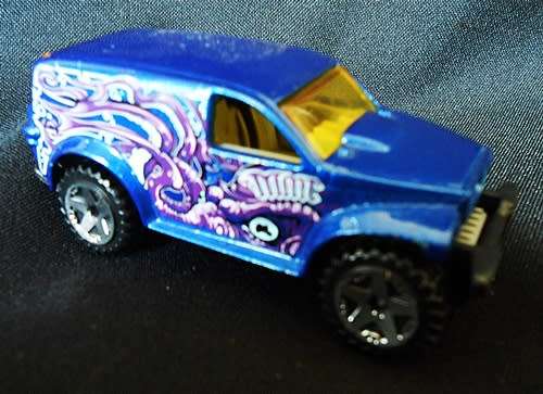 HOT WHEELS 2002: POWER PANEL. MMC. KRAKEN. BLUE TRUCK. B48, THAILAND. 1/64