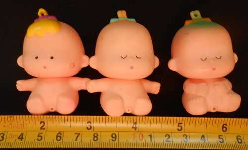 Collectable Tinkle Tots Tomy Vintage Kids Toy Collectable Retro 1990`s three tiny dolls