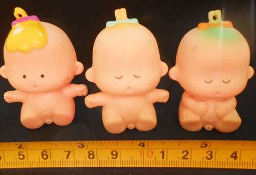Collectable Tinkle Tots Tomy Vintage Kids Toy Collectable Retro 1990`s three tiny dolls