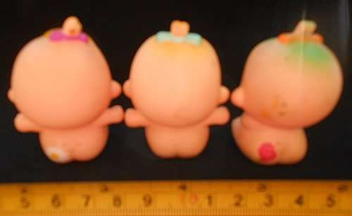 Collectable Tinkle Tots Tomy Vintage Kids Toy Collectable Retro 1990`s three tiny dolls