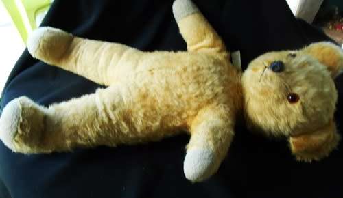 Large 60 cm vintage  Wendy Boston mohair teddy bear from the 1970`s Restored300