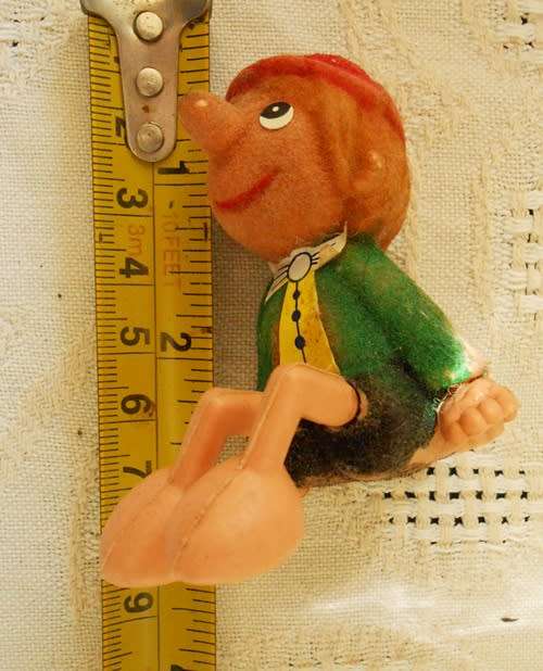 Vintage Collectable Pinocchio figure from 1950`s made in Japan