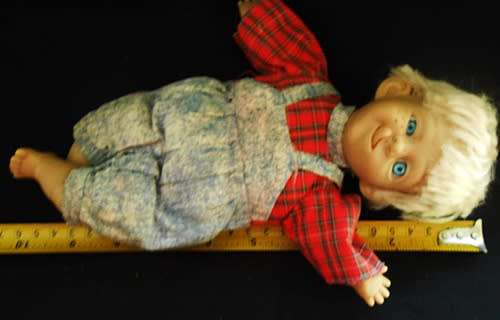 Vintage Gi-Go Toys My Pals Bean Bag Kids Doll 10 inch funny expression doll