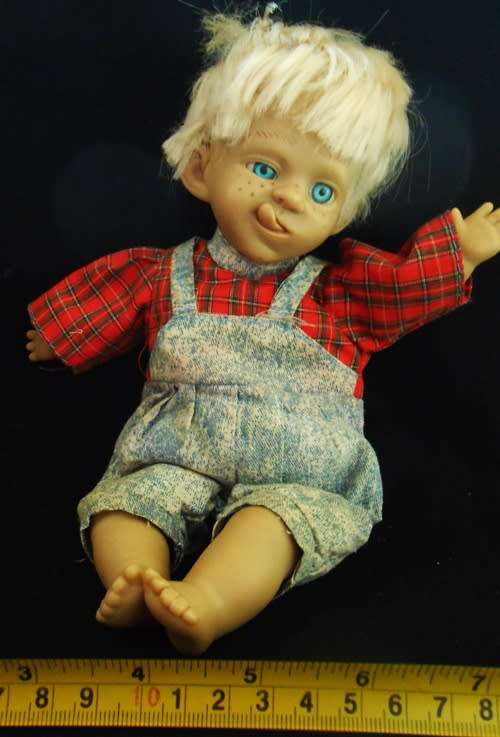 Vintage Gi-Go Toys My Pals Bean Bag Kids Doll 10 inch funny expression doll