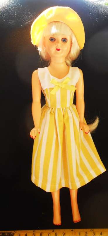 Vintage Antique British Empire Doll No.6120 UP Made In Hong Kong from 1950s