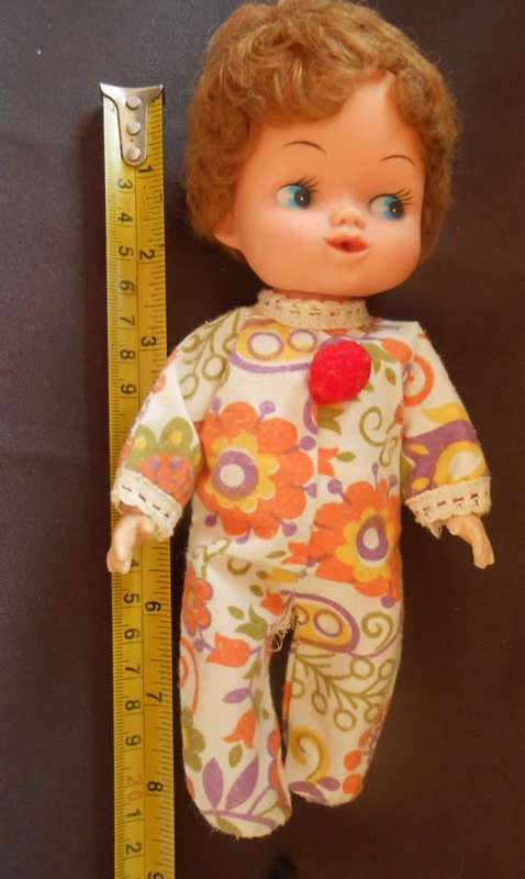 vintage Doll marked S L Hong Kong.in original clothes rare find from 1960-70`s