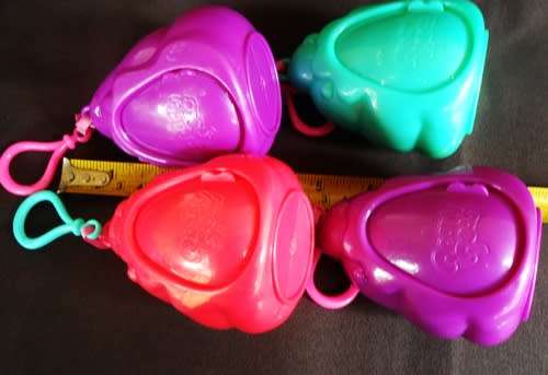 Pearly Pods Sea Animals to Collect, 4 Assorted items Collectable Figures, Pendants, 8 cm, Plush Fig,