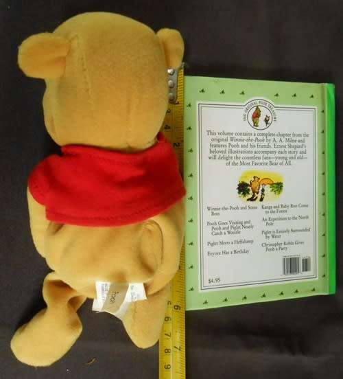 Winnie The Pooh 18 cm Walt Disney Company including a Winnie-The-Pooh Book by A A Milne
