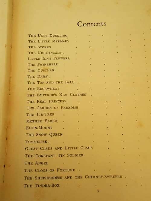 Hans Andersen`s Fairy Tales, Antiquarian and collectable classic childrens book