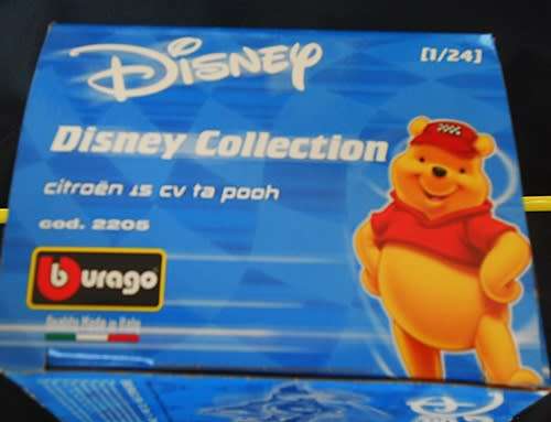 Collectable Burago Disney Car for Winnie the Pooh 1/24 scale citroen N I B Reduced Price