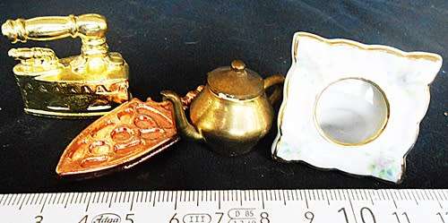 Collectable Tiny ornaments for a dollshouse or a printers tray