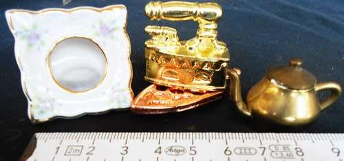 Collectable Tiny ornaments for a dollshouse or a printers tray