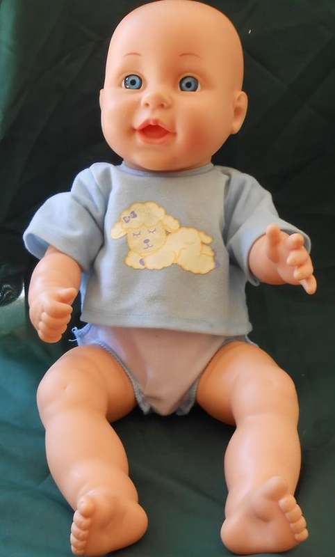 Collectable Wet and drink Baby Boy doll  by Cititoy  40 cm