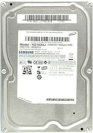 no reserve on 1000gig samsung(1 tera byte)  hard drive!!!
