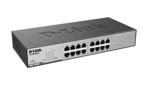 D-LINK DES-1016D 16-Port 10/100 Unmanaged Switch