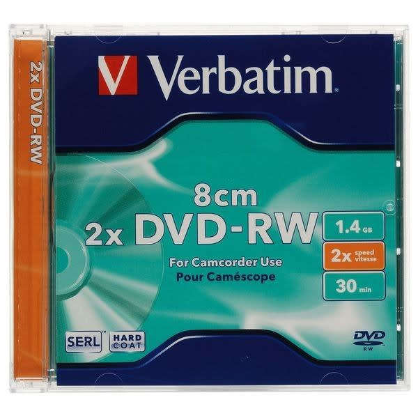 Verbatim DVD-RW 8CM 1.40 GB (43513) for Camcorder/PC