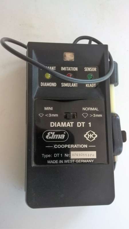 Jewellery equipment/tools * used * Diamond tester * Elma Diamat DT-1 * Good condition but needs 7.5
