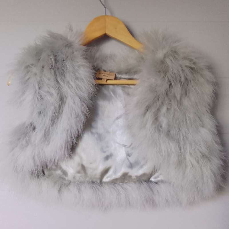 100% TURKEY FEATHER BOLERO