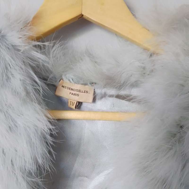 100% TURKEY FEATHER BOLERO