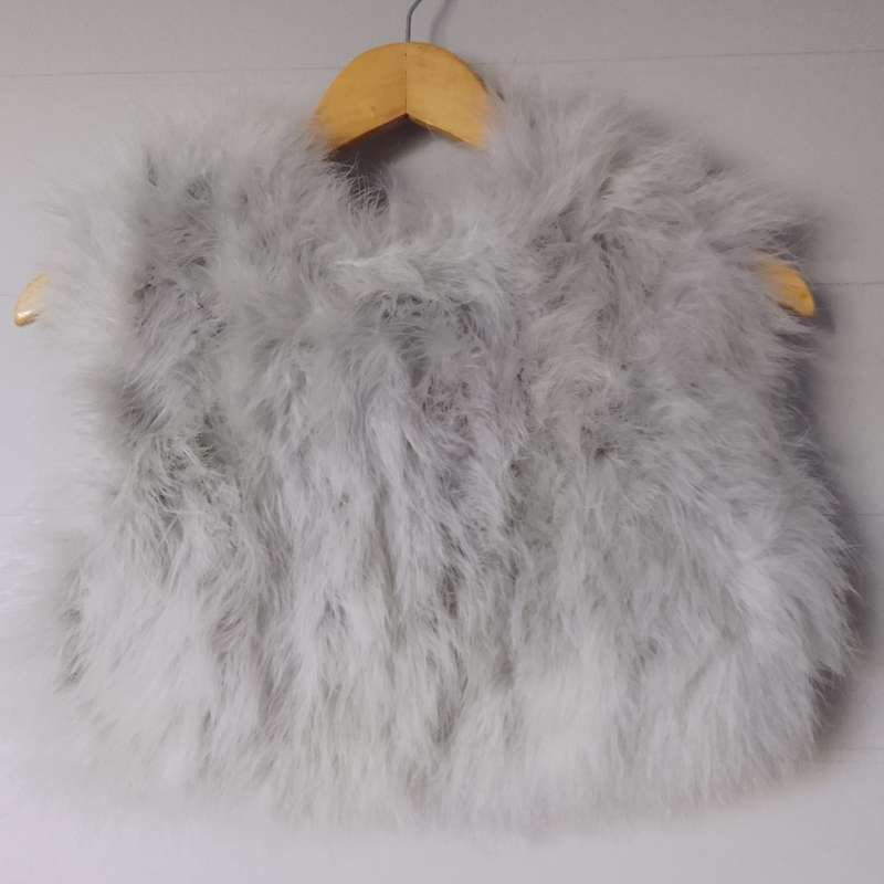 100% TURKEY FEATHER BOLERO