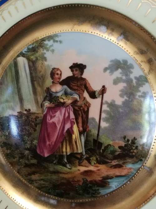 Royal Vienna Porcelain Cabinet Plate