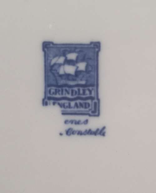 Salisbury Cathdral Blue and White Decorative Plate