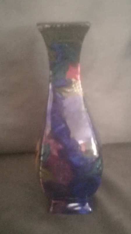 English Art Nouveau Porcelain Pomegranate Vase