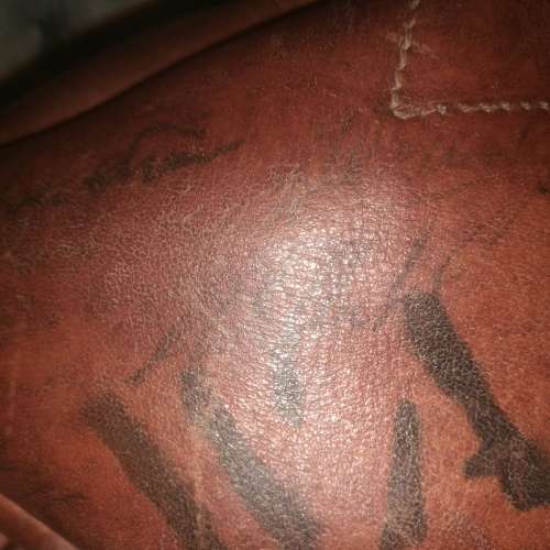 4th Rugby Test New Zealand vsSouth Africa 1949 WARATH Autographed Rugby Ball and Sports Memorabilia