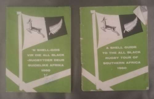 4th Rugby Test New Zealand vsSouth Africa 1949 WARATH Autographed Rugby Ball and Sports Memorabilia