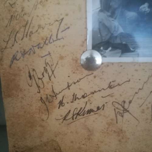 4th Rugby Test New Zealand vsSouth Africa 1949 WARATH Autographed Rugby Ball and Sports Memorabilia