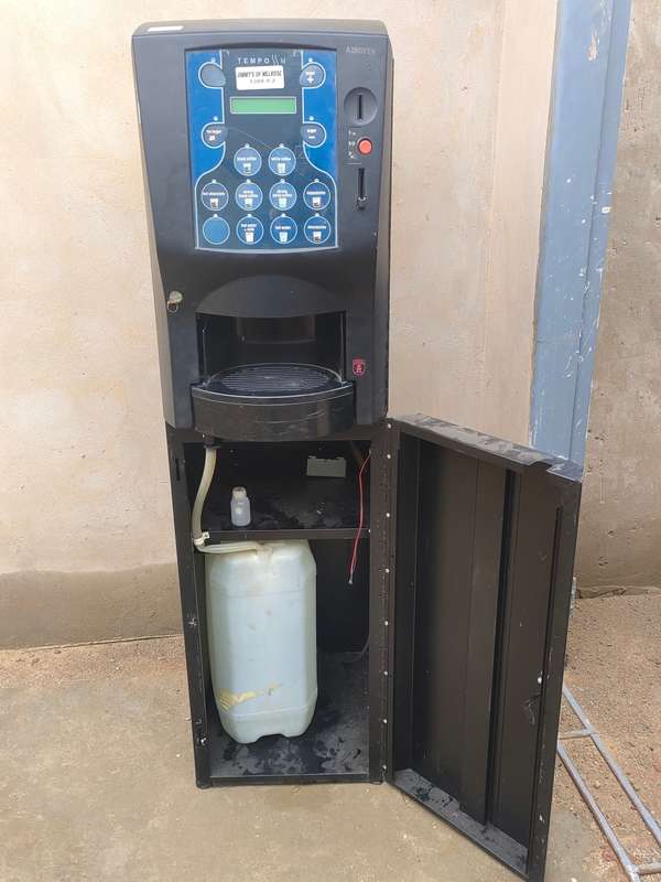 Guaranteed Money Maker, Azkoyen Coffee Vending Machine, with over 10 variety of hot drinks