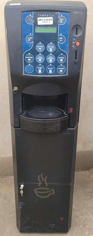 Guaranteed Money Maker, Azkoyen Coffee Vending Machine, with over 10 variety of hot drinks
