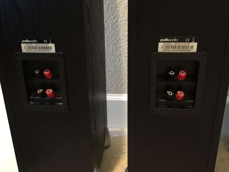 High End Polk Audio Monitor 50 speakers