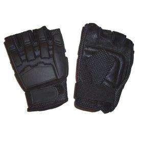 Fingerless Armour black gloves XL