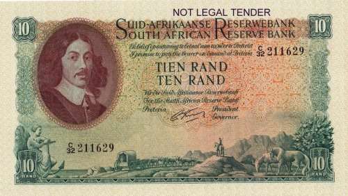 G Rissik 1st Issue R10 UNC. ONLY ONE ON BOB!