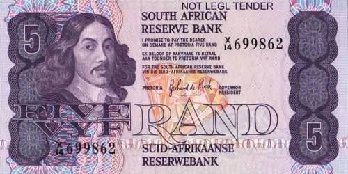 GPC de Kock 3rd Issue R5 Replacement Note X14 Uncirculated