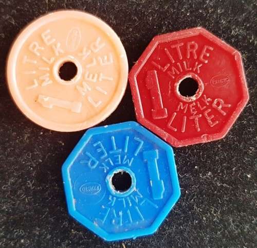 Do you remember these? Milk and Juice tokens. Melba PTA 1 litre tokens.