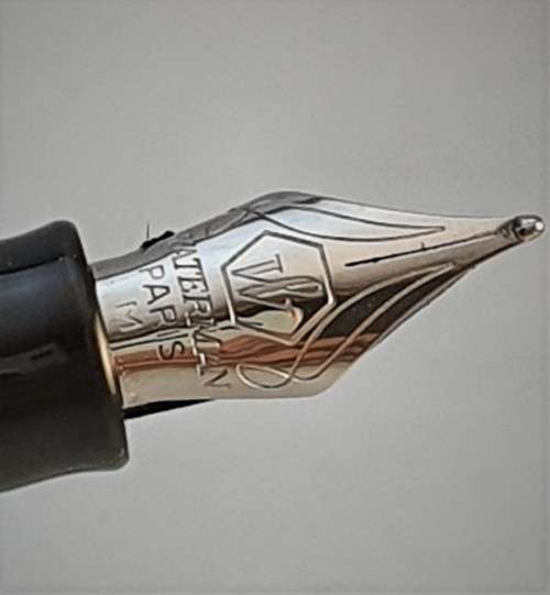 Waterman Hemisphere Fountain Pen. Black with silver trim. Free Courier Service.