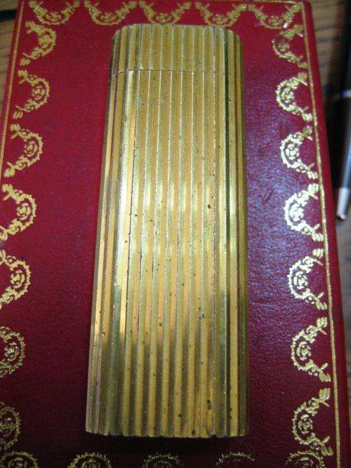 Cartier Vintage Lighter In Box.