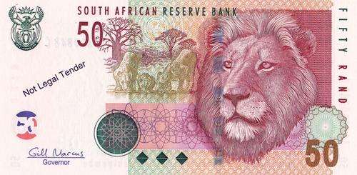 Gill Marcus 1st Issue R50 AA in UNC Condition
